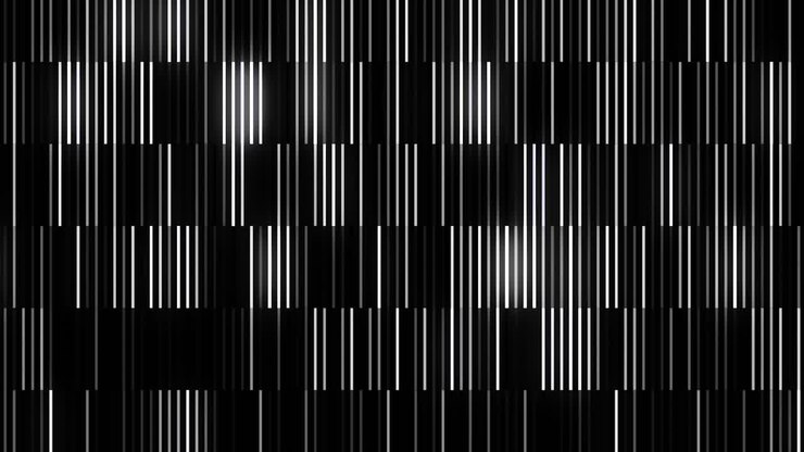 Abstract Black and White Lines Background