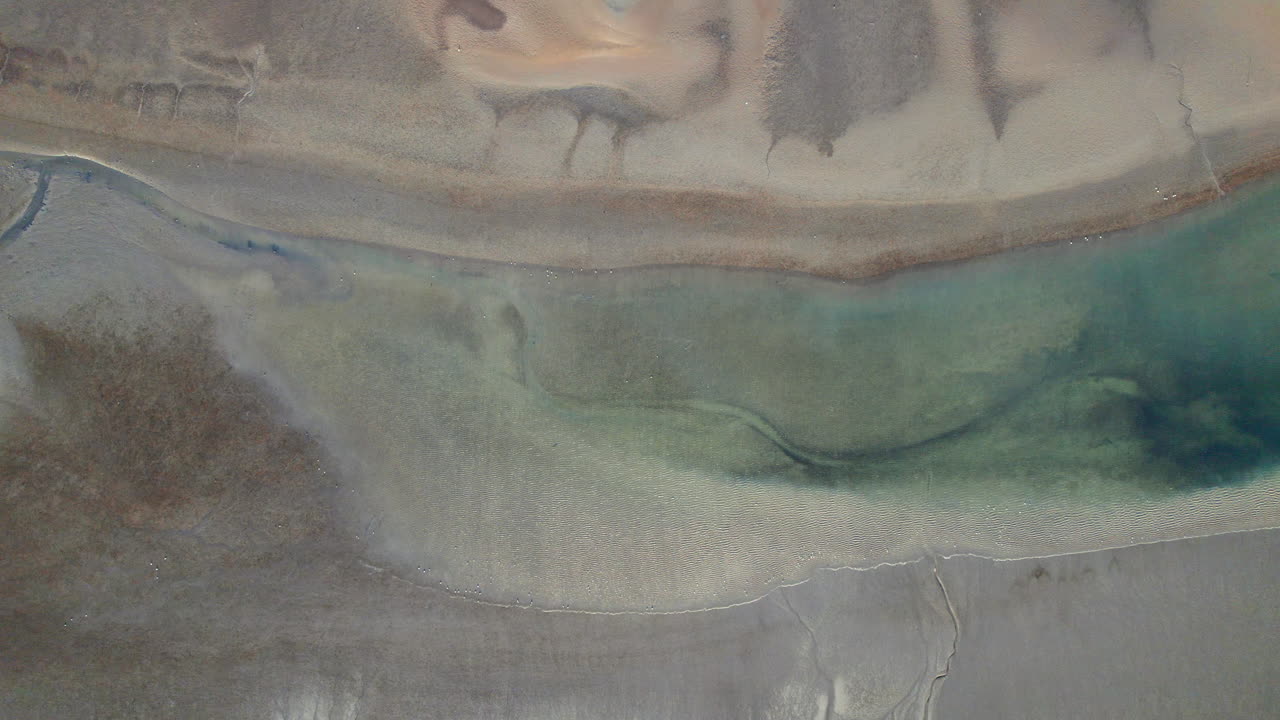 네덜란드 괴데레데의 스텔렌담 해변에 있는 크와데 후크 국립공원의 하향식 전망