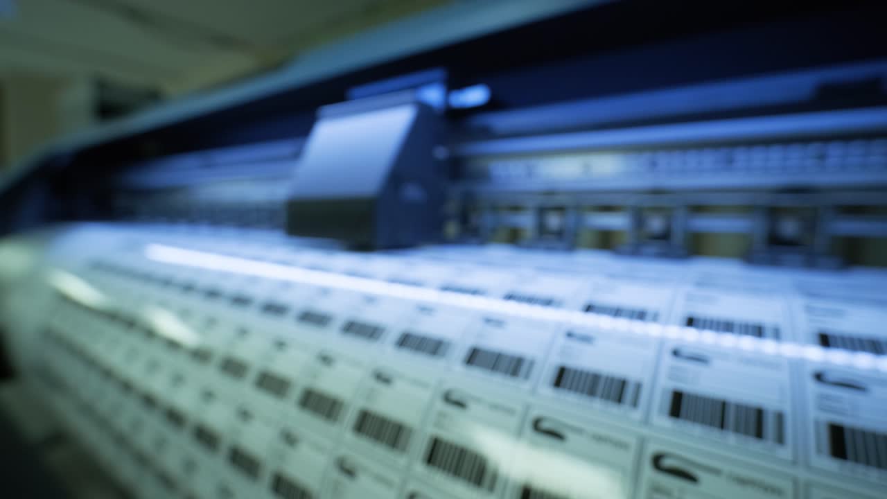 Polygraphy, laser cutting of sheets