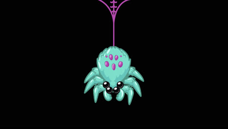 araña de dibujos animados