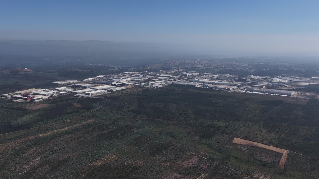 Big industrial area in Portugal far away
