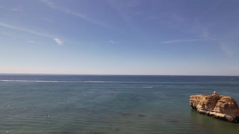 Aerial-View-of-Tropical-Island-Beach-Holiday