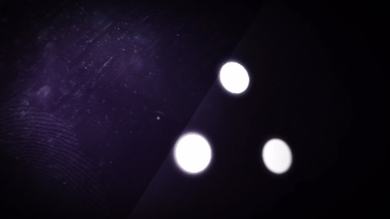 animación de círculos de carga brillantes interfaz digital