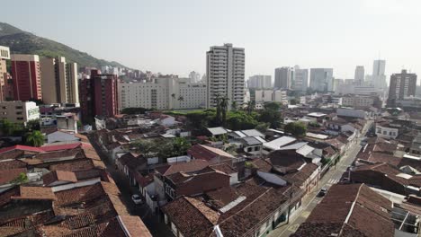 drone clips of cali city, colombia in south america