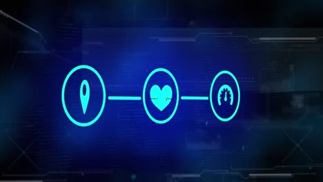 Animation-of-data-processing-over-network-of-connections