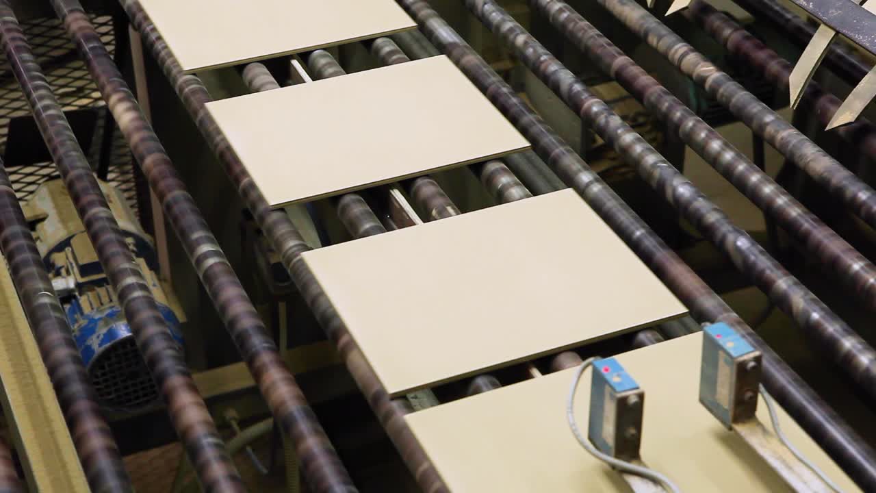 The process of making ceramic tiles