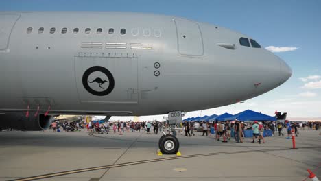 Airbus-Flugzeug-In-Militärfarben