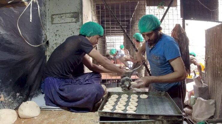 elaboración de galletas