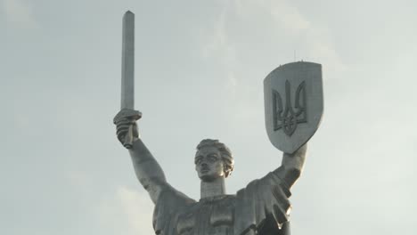 motherland monument in kyiv, ukraine