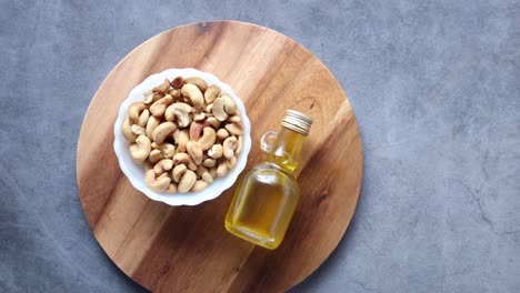 cashew nuts and cashew oil