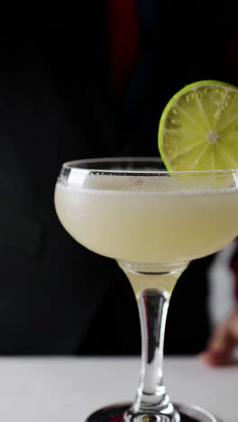 refreshing alcoholic cocktail