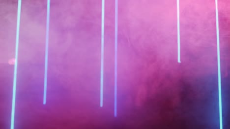 neon glow smoke festival lights pink fume blue