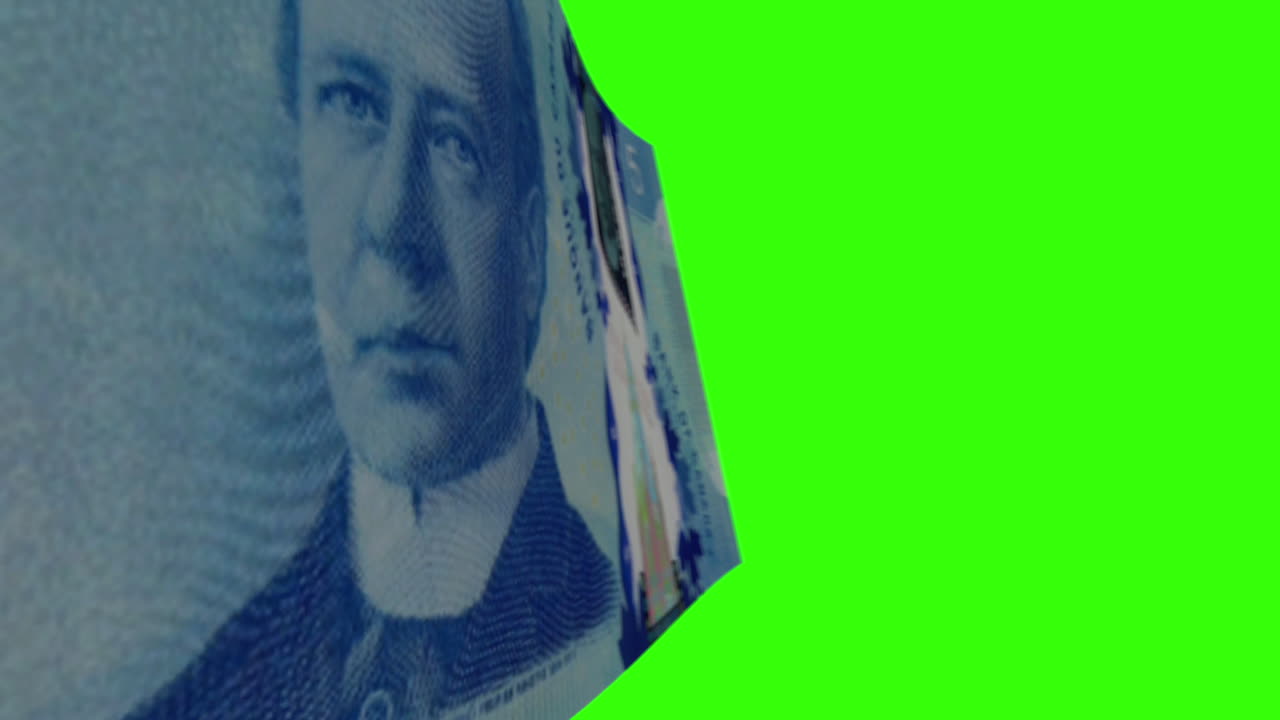 Canadian Five Dollar Bill (Front and Back)