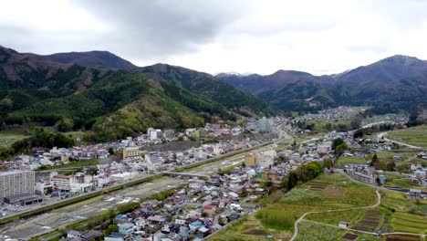 Vista-Aérea-Del-Horizonte-En-Nagano