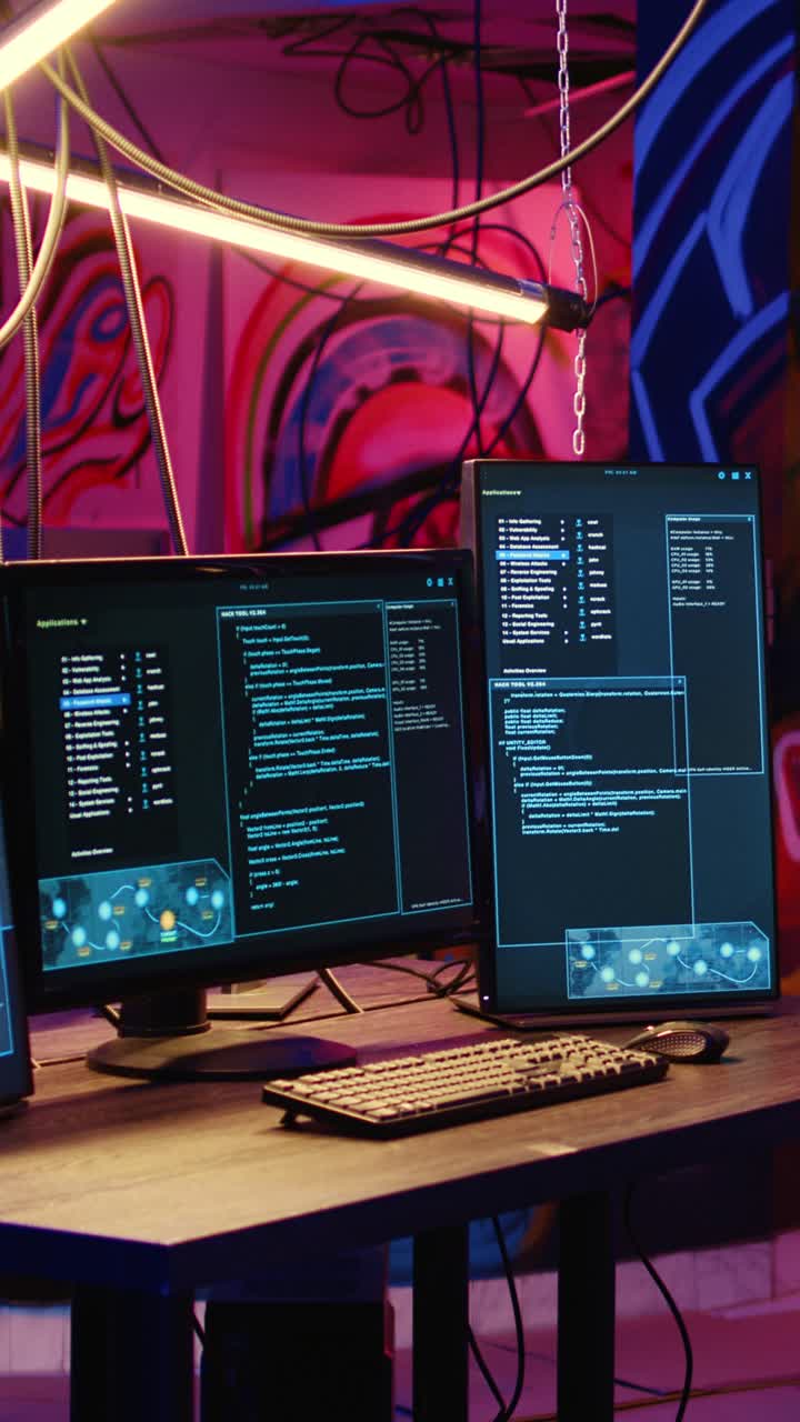 Vertical video PCs used for cybercriminal activity