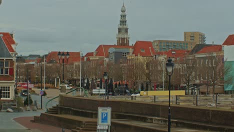 dutch province city town zealand vlissingen in netherlands holland europe view of houses and streets high angle