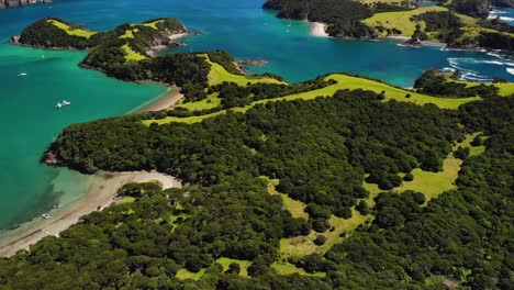 Isla-De-Urupukapuka-En-La-Bahía-De-Islas-Nueva-Zelanda