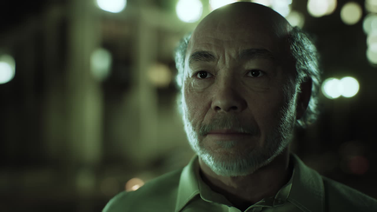 ⁇ 은 아시아 남자 의 초상화