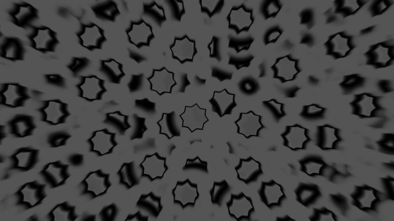 Pulsating Black Stars Fashion Background