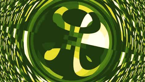 colorido ciclo de fondo de video caleidoscópico. coloridos patrones caleidoscopicos cambian rápidamente de forma. patrones orgánicos de bajo poli. geometrías complejas fluyen suavemente, sin problemas