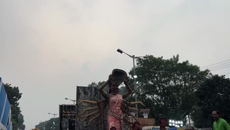 durga puja procession in india