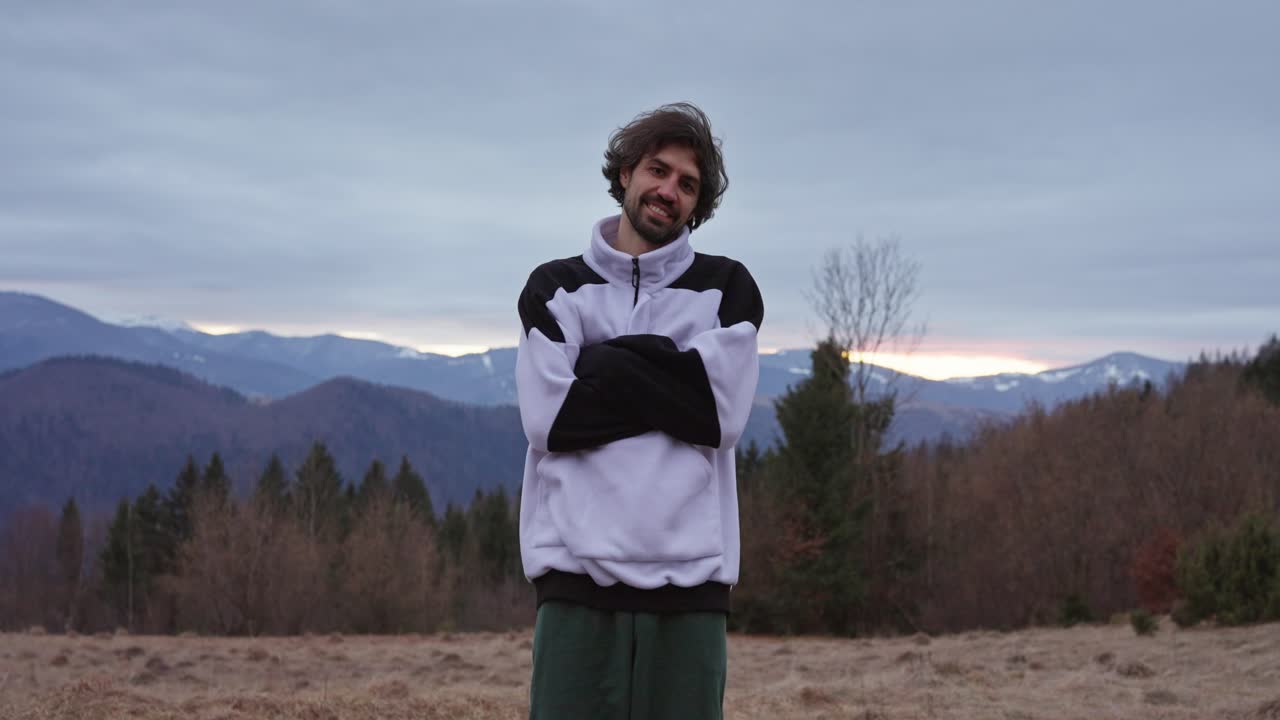 Man standing in nature