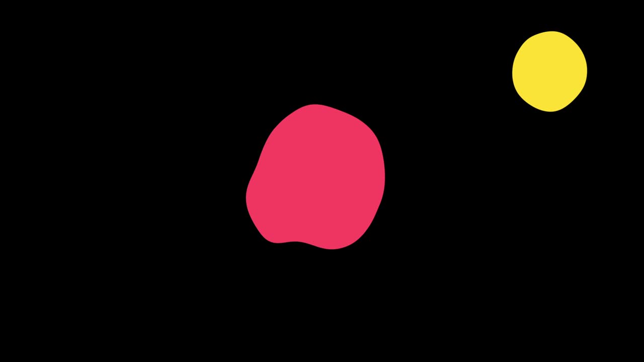 모프링 서클과 함께 추상적인 배경. 유기적인 형태