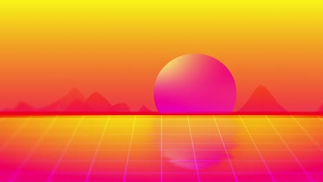 fondo retro de los años 80 - resolución 4k - video de stock en bucle