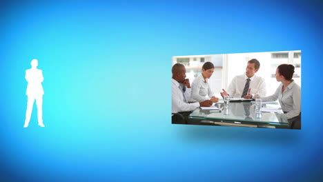 vida en equipo de negocios