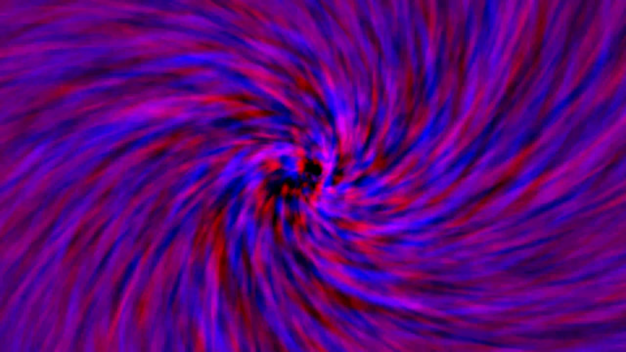 Swirling spiral circles