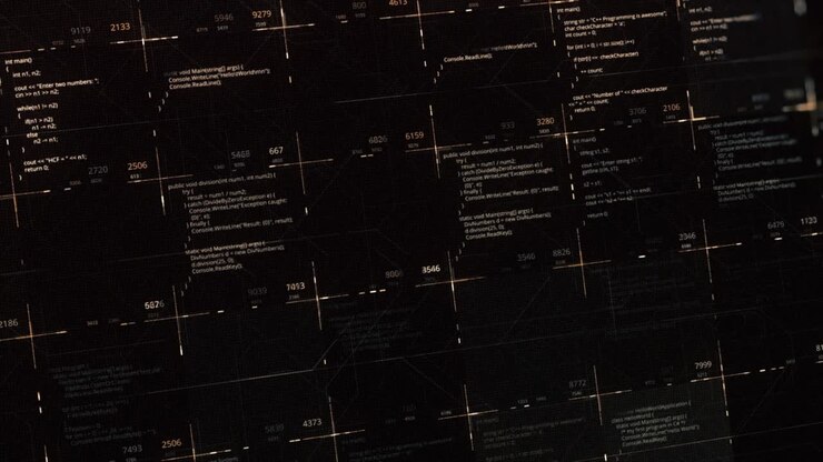 Visualizzazione codice informatico