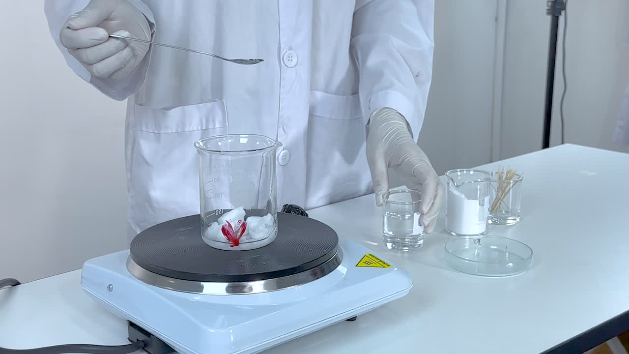 과학 실험: 꽃 추출