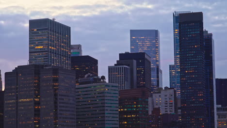 panoramic view of manhattan and the east river