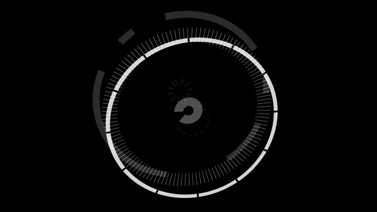 비디오 그래픽 배경 컴포넌트: 추상적인 라운드 애니메이션