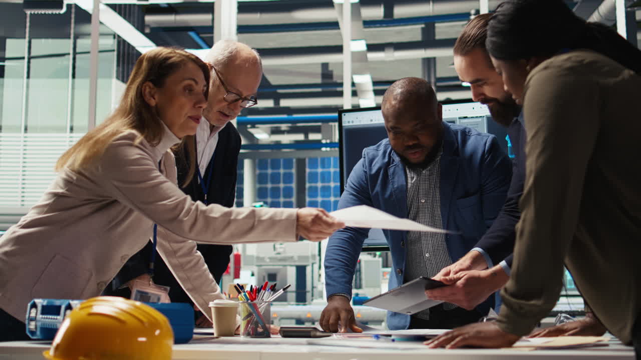 Solar Panels Plant Shareholders Talking About Business Growth