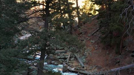 Luftaufnahmen-Von-Zugefrorenen-Gewässern-In-Der-Nähe-Von-Boulder-Und-Nederland-Colorado