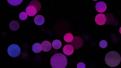 círculos animados coloridos partículas de fondo claro 4k