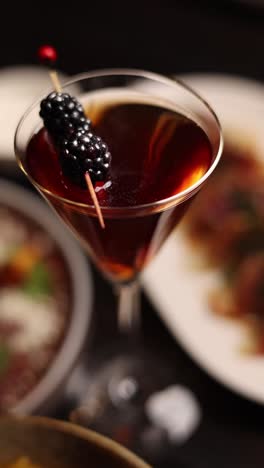 a delicious blackberry cocktail