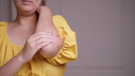 Woman&#039;s Arm and Elbow Massage for Health