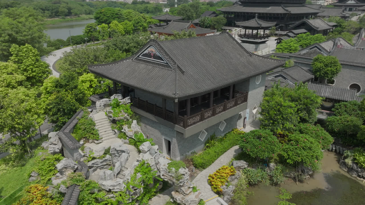 전형적인 중국 유산 건물