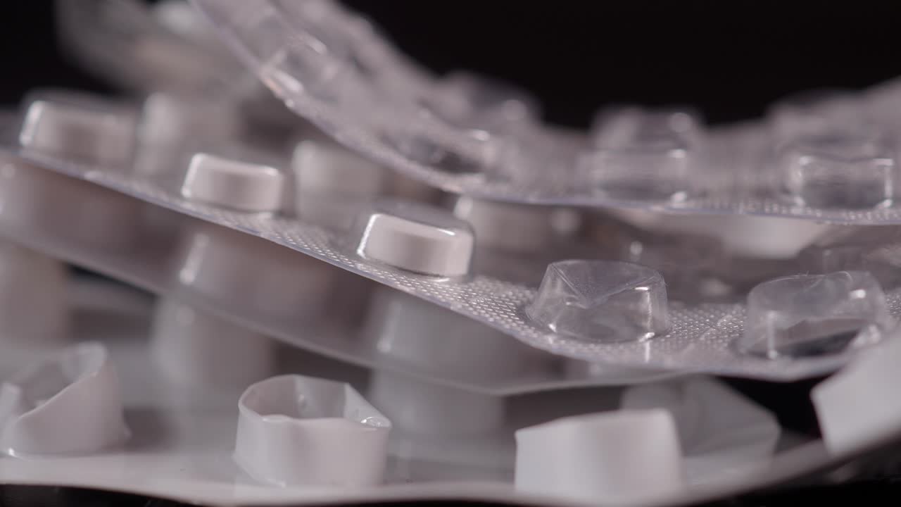 빈 알약 블리스터 패키지