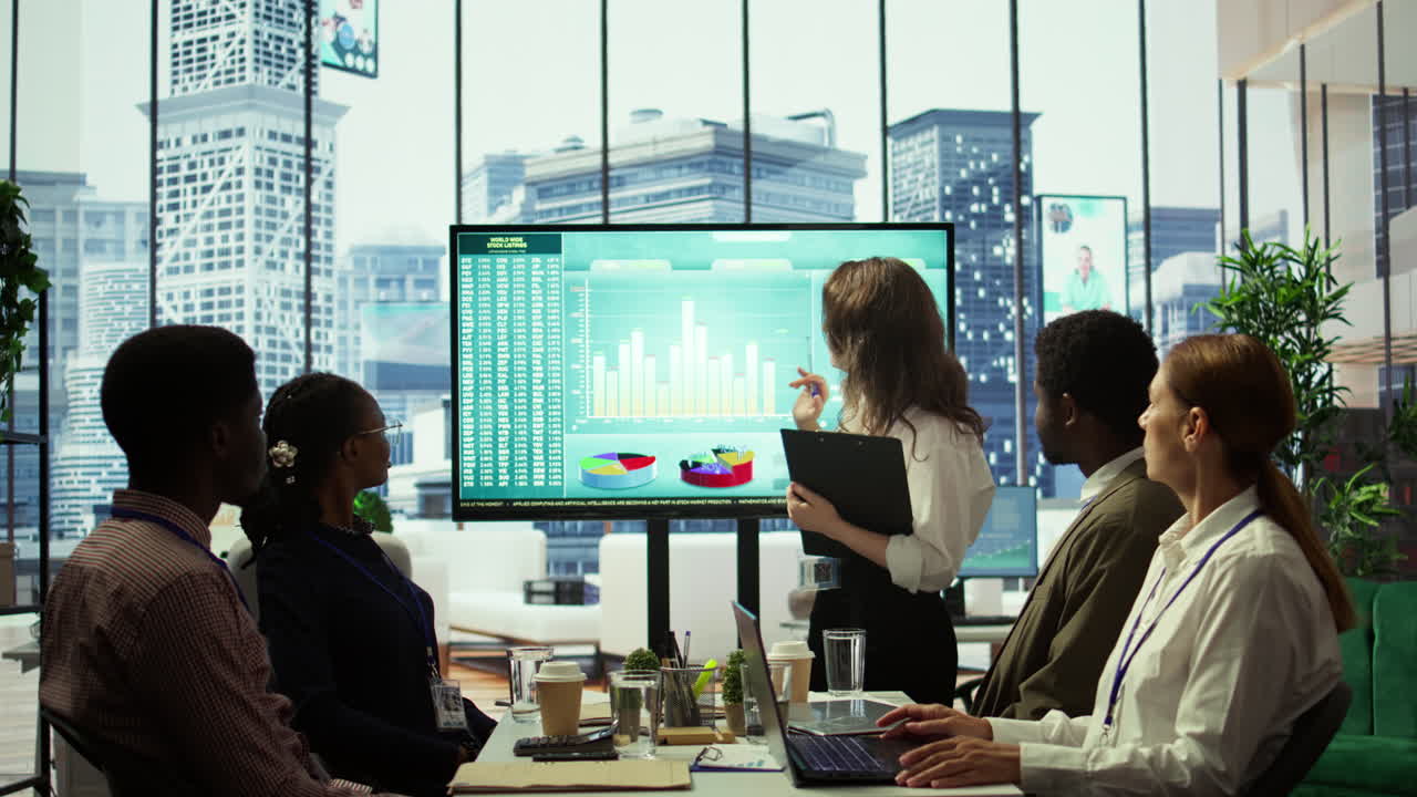 Accounting manager reviewing budget numbers after all monthly costs