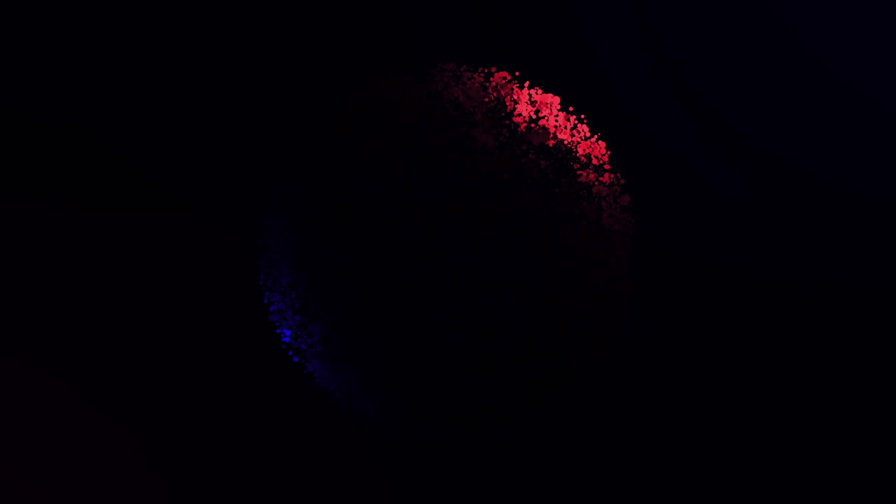 추상적인 점의 그라디언트 원