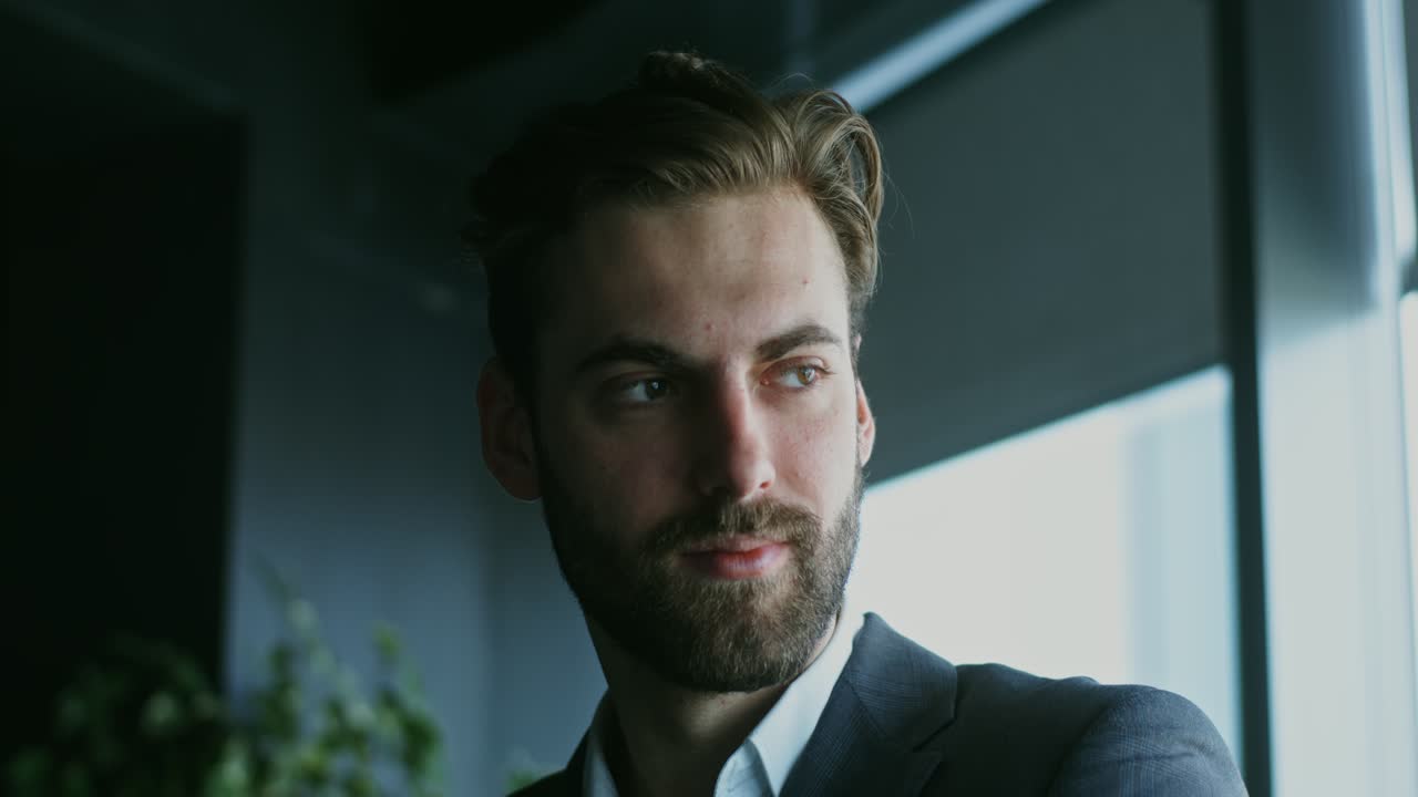 Retrato de un hombre de negocios