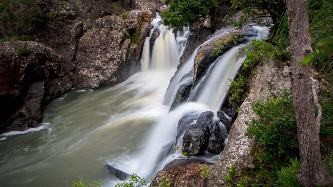 lapso de tiempo de las cataratas dangar en dorrigo nueva gales del sur australia 1