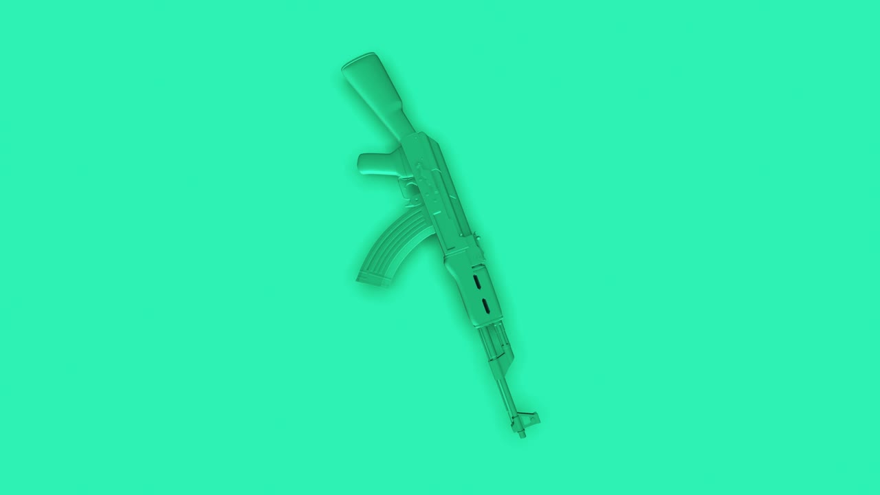 Machine Gun Background 4K