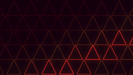 symmetrical dark triangular pattern with overlapping lines