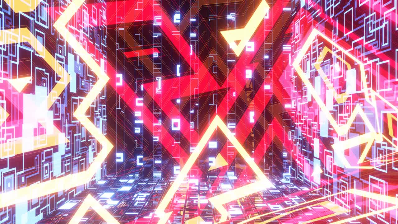 vj 루프는 추상적인 애니메이션 움직임입니다.