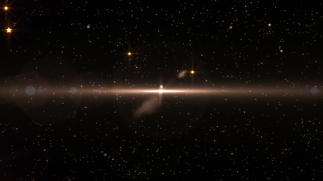 검은색 배경에 황금색 별을 는