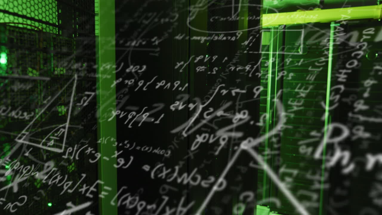 Animation of data processing over computer servers